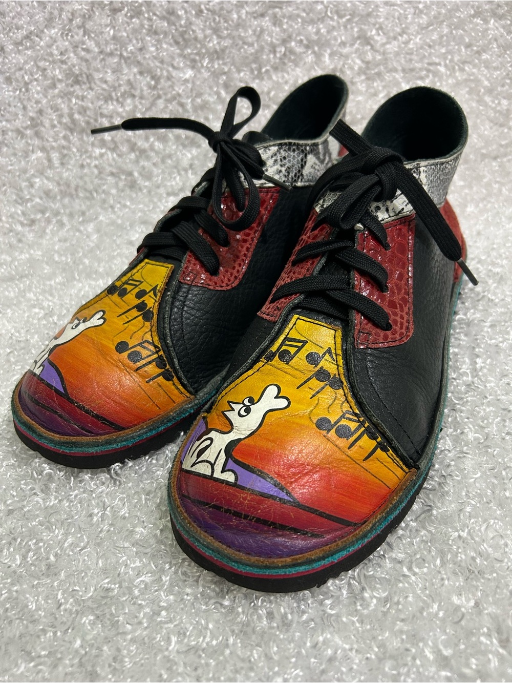 Good Year Aquatred Hand Painted Shoes
